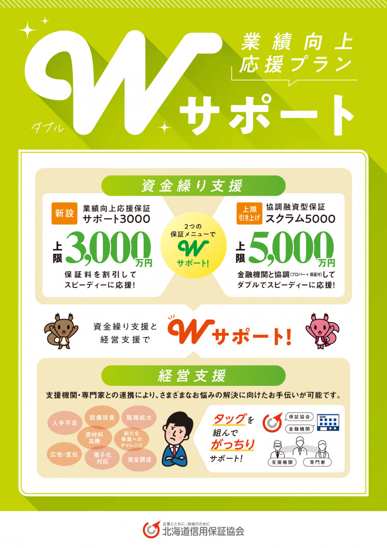 業績向上応援プラン (ダブルサポート)